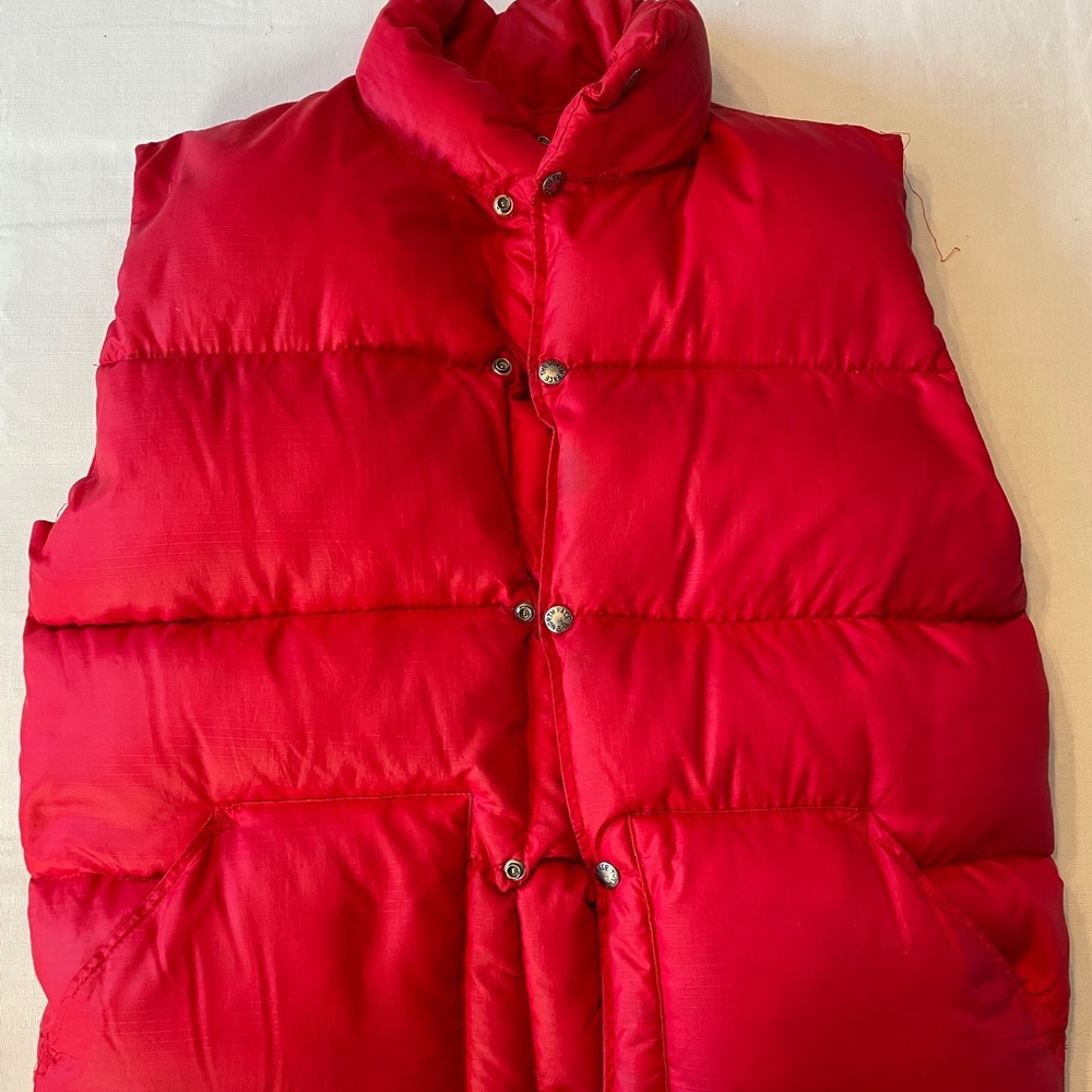 North Face vintage puffer vest from 1975